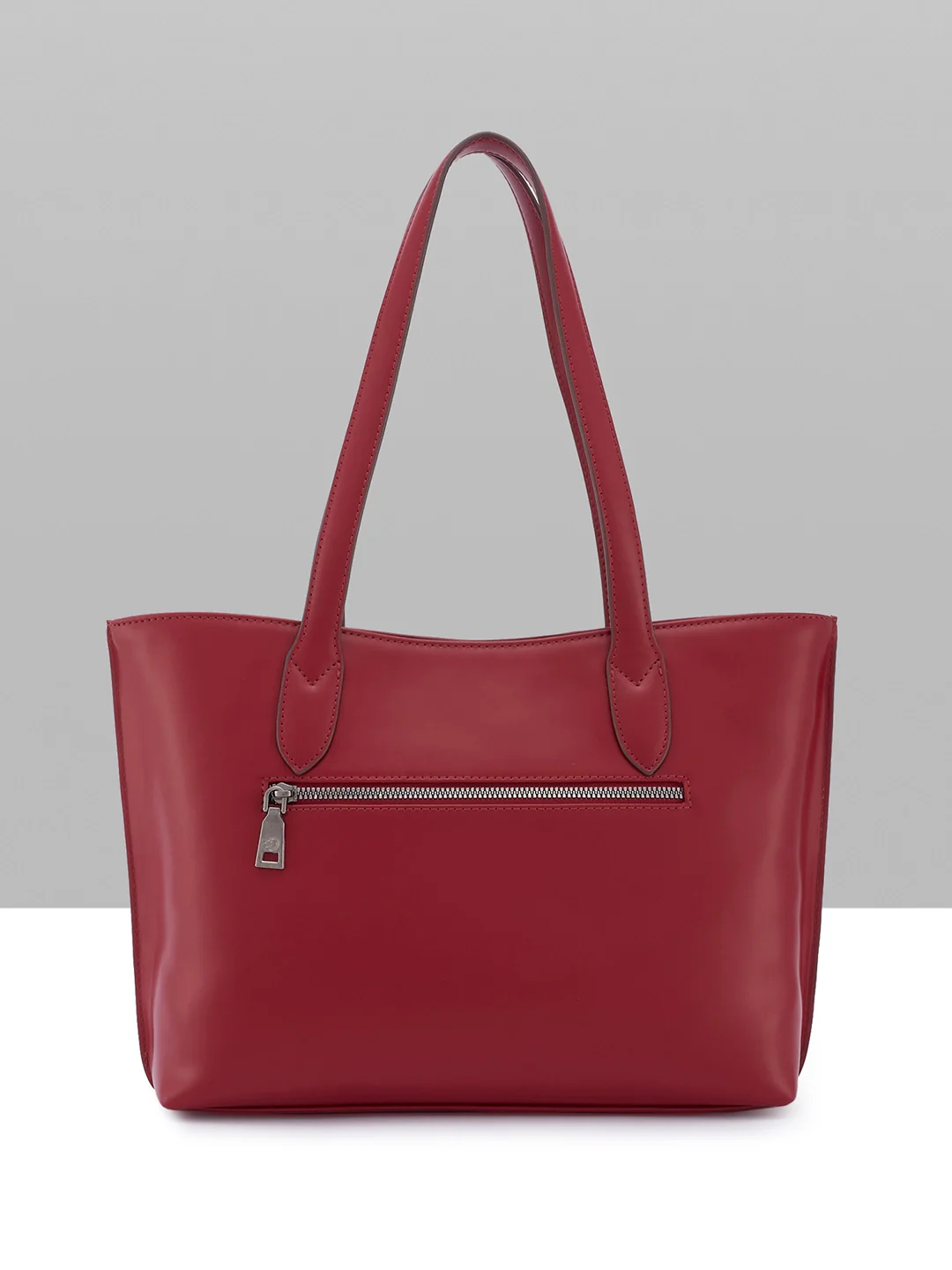 Caprese Malta Small Cherry Lacquer Satchel Bag - Image 5