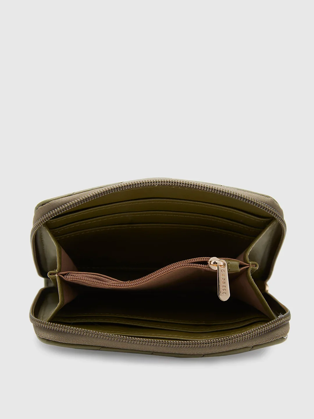 Caprese Mareeya Large Olive Wallet - Image 7