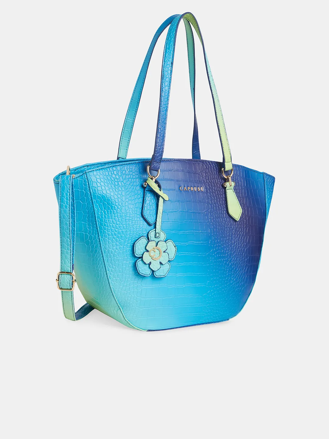 Caprese Marilyn Large Blue Satchel Bag - Image 6