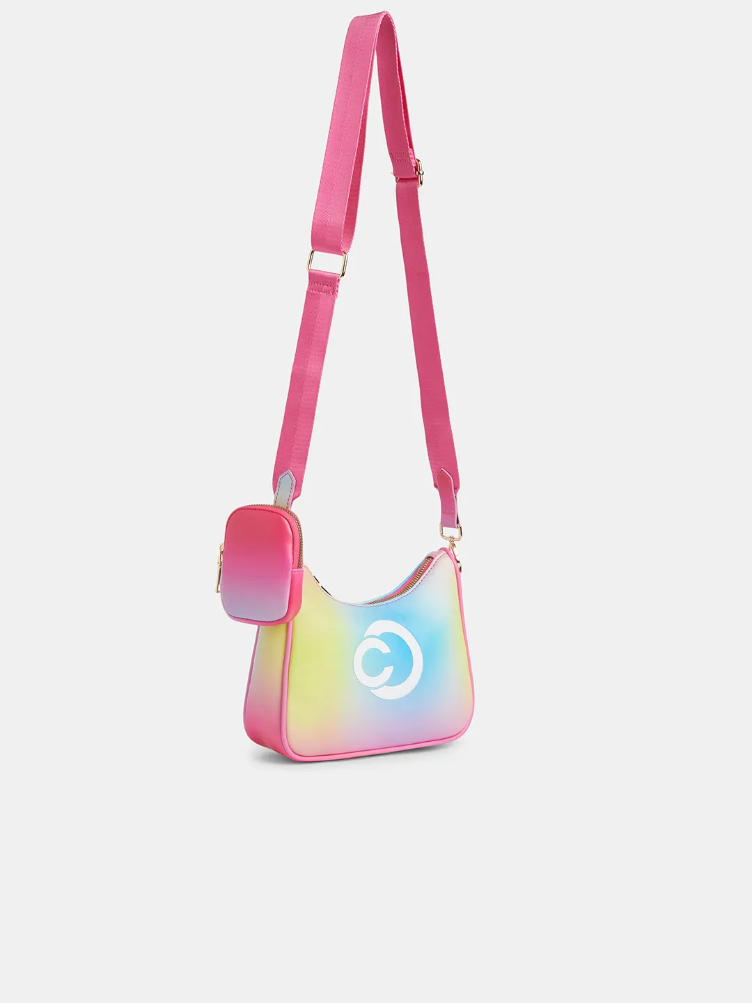 Caprese Marilyn Medium Fuchsia Sling Bag - Image 3