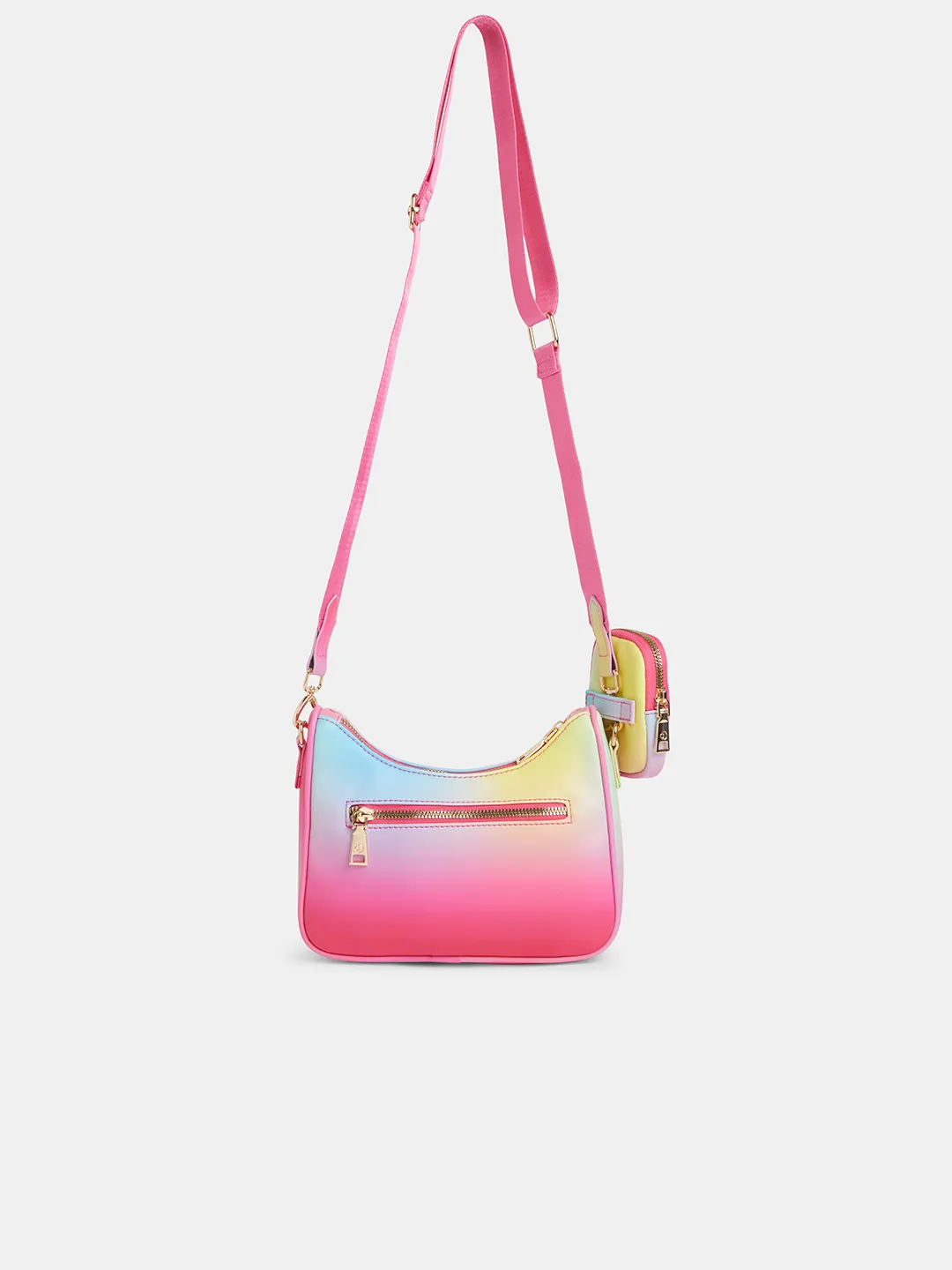 Caprese Marilyn Medium Fuchsia Sling Bag - Image 4