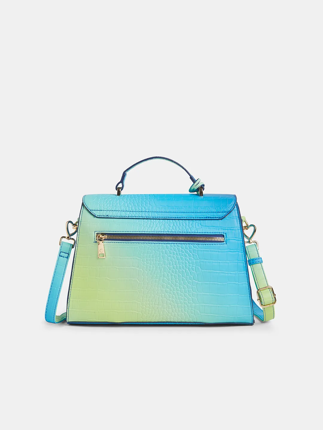 Caprese Marilyn Small Blue Satchel Bag - Image 4