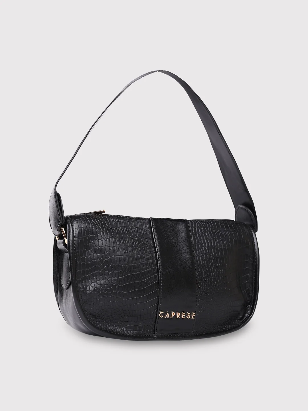 Caprese May Medium Black Baguette Bag - Image 4