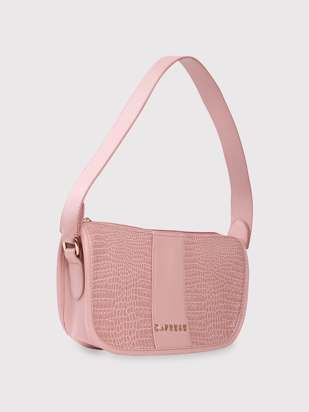 Caprese May Medium Blush Baguette Bag - Image 3