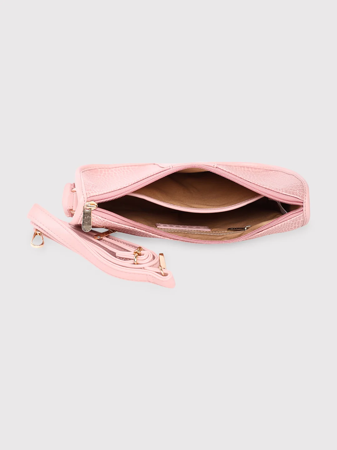 Caprese May Medium Blush Baguette Bag - Image 7