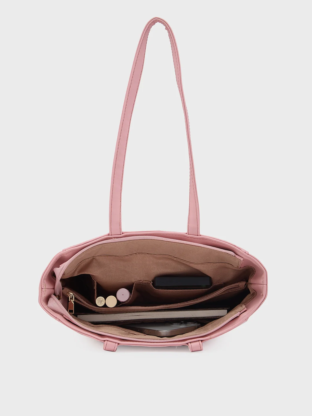 Caprese Meraki Medium Blush Tote Bag - Image 9