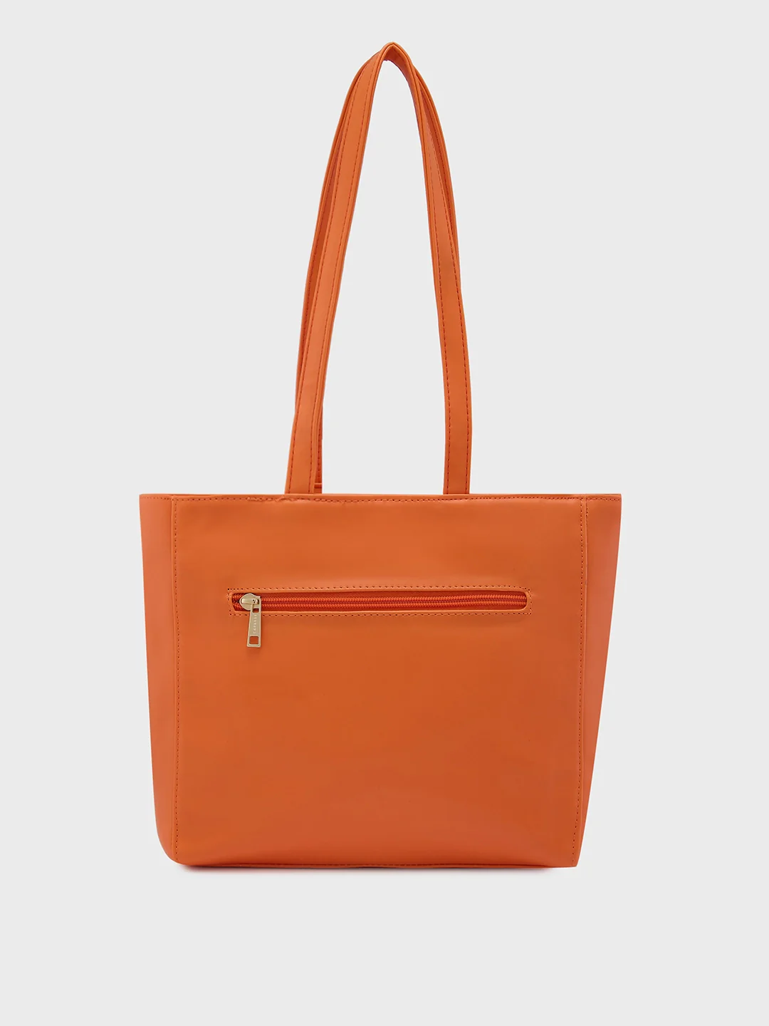Caprese Meraki Medium Orange Tote Bag - Image 4