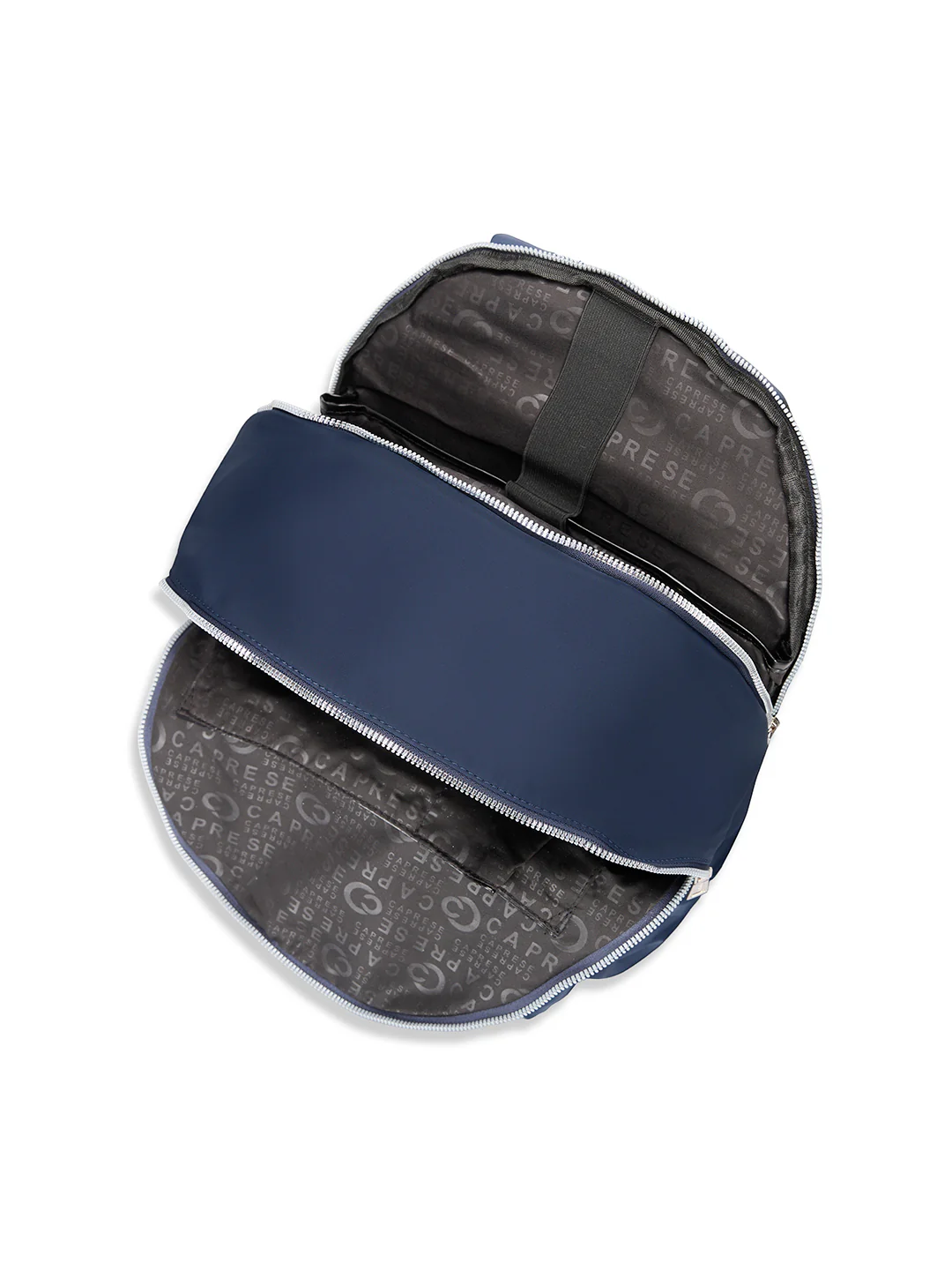 Caprese Mercury Medium Navy Blue Backpack - Image 8