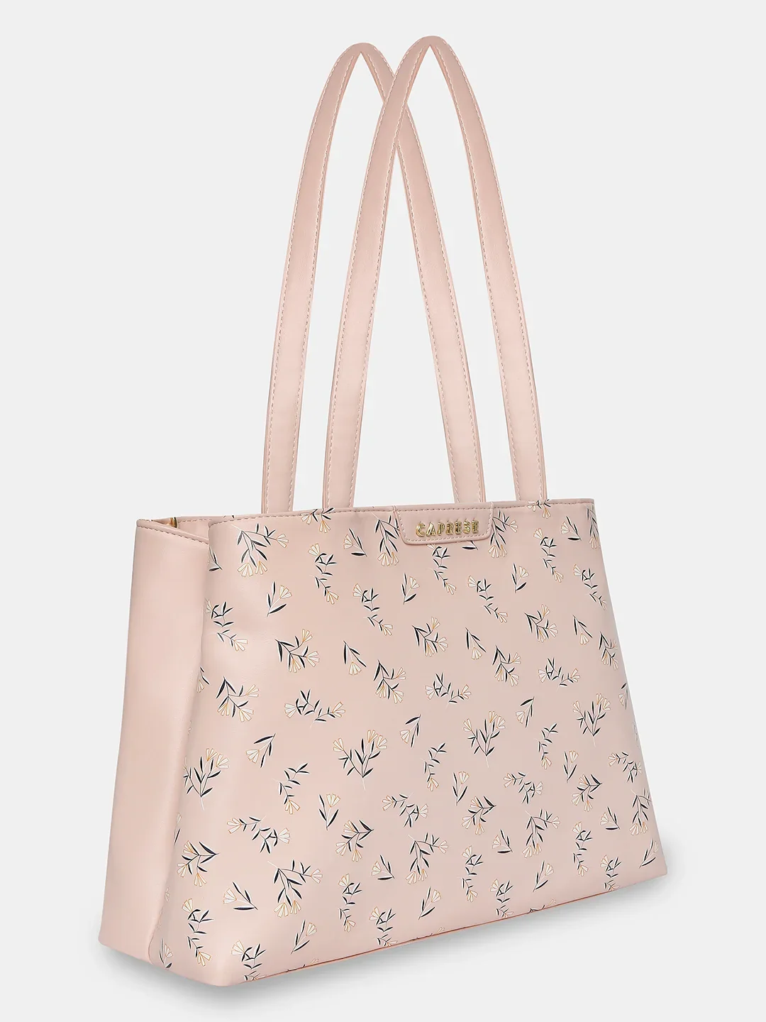 Caprese Merida Large Printed Blush Satchel Bag - Image 6