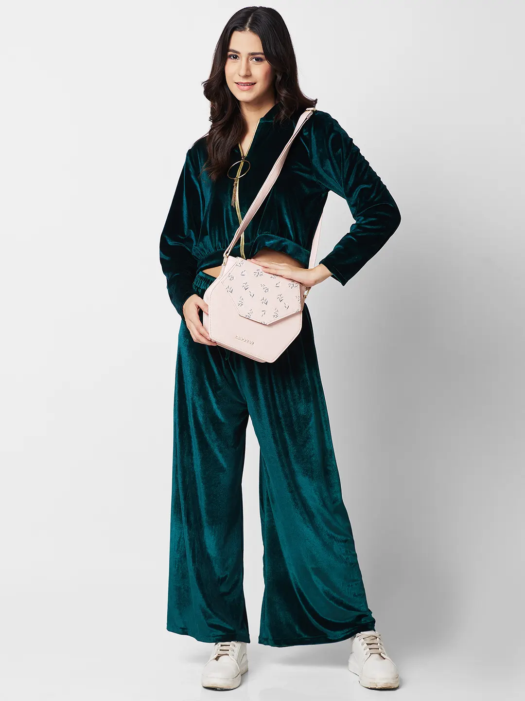 Caprese Merida Medium Printed Blush Sling Bag - Image 3