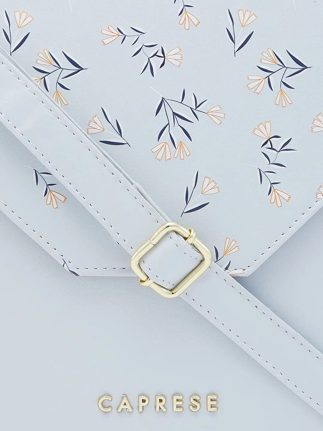 Caprese Merida Medium Printed Sky Blue Sling Bag - Image 11