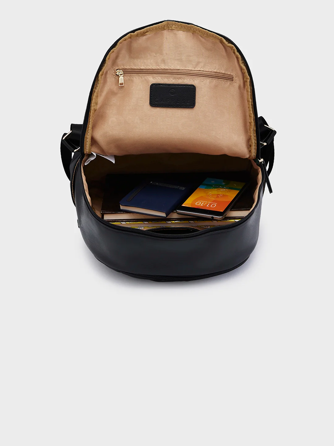 Caprese Merlin Medium Black Backpack - Image 9