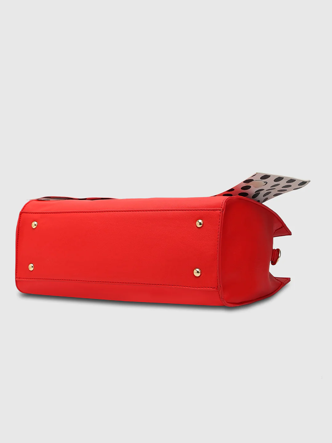 Caprese Mia Medium Red Satchel Bag - Image 12