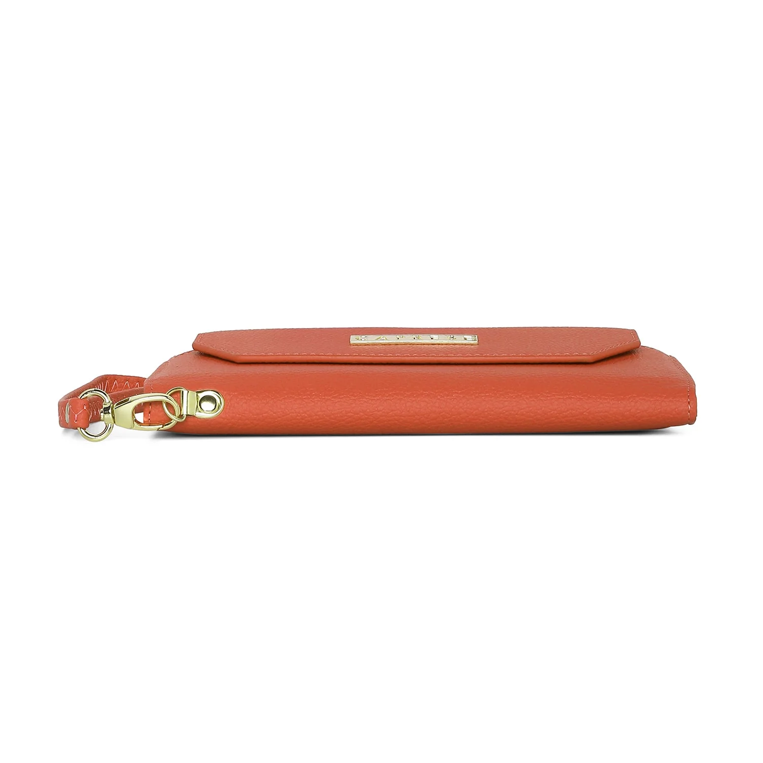 Caprese Mia Large Orange Zip Wallet - Image 6