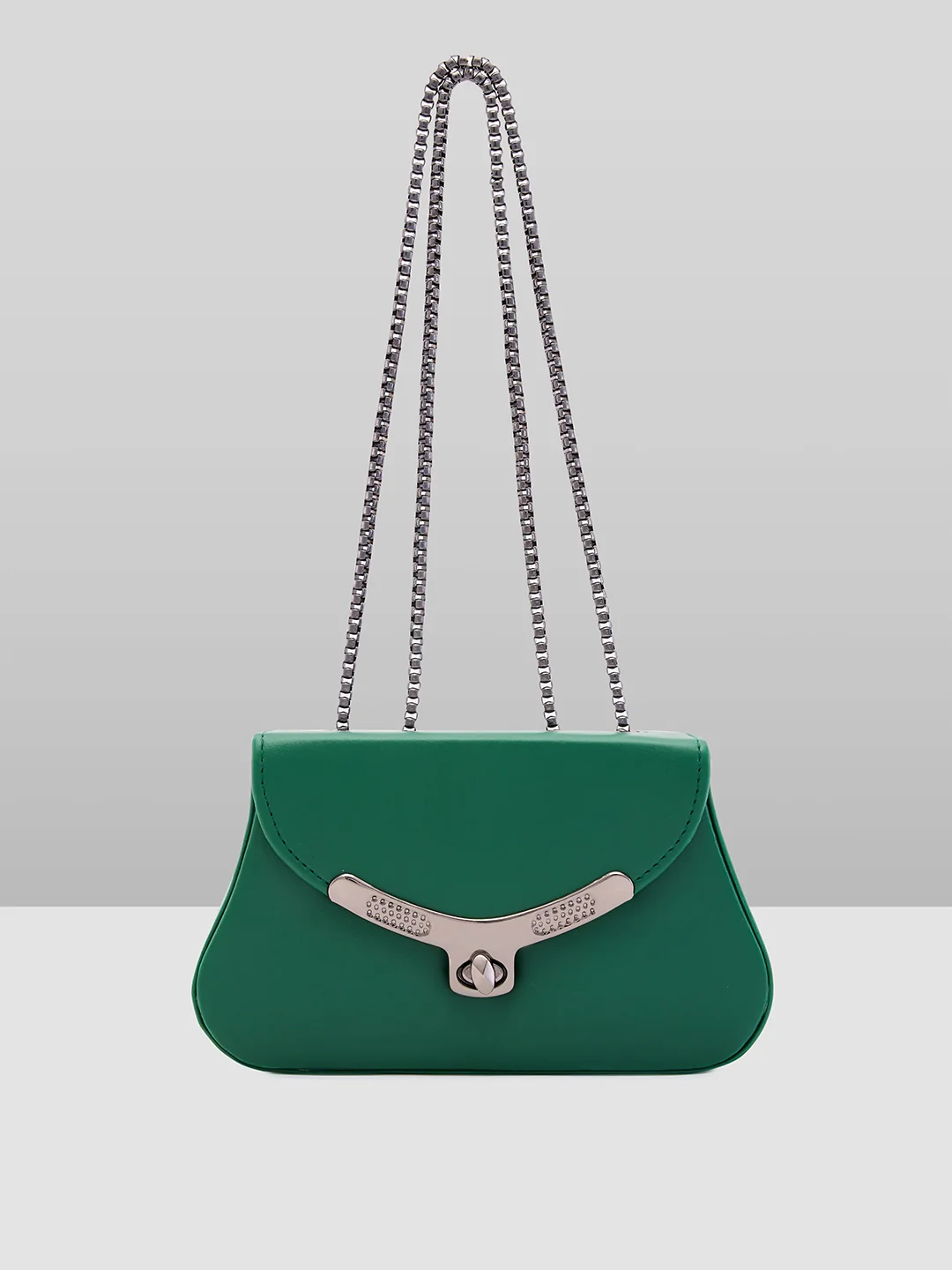 Caprese Miko Medium Dark Green Sling Bag