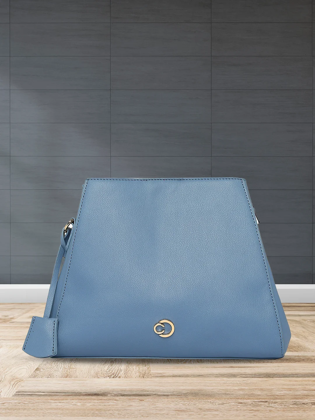 Caprese Milan Small Blue Satchel Bag - Image 2