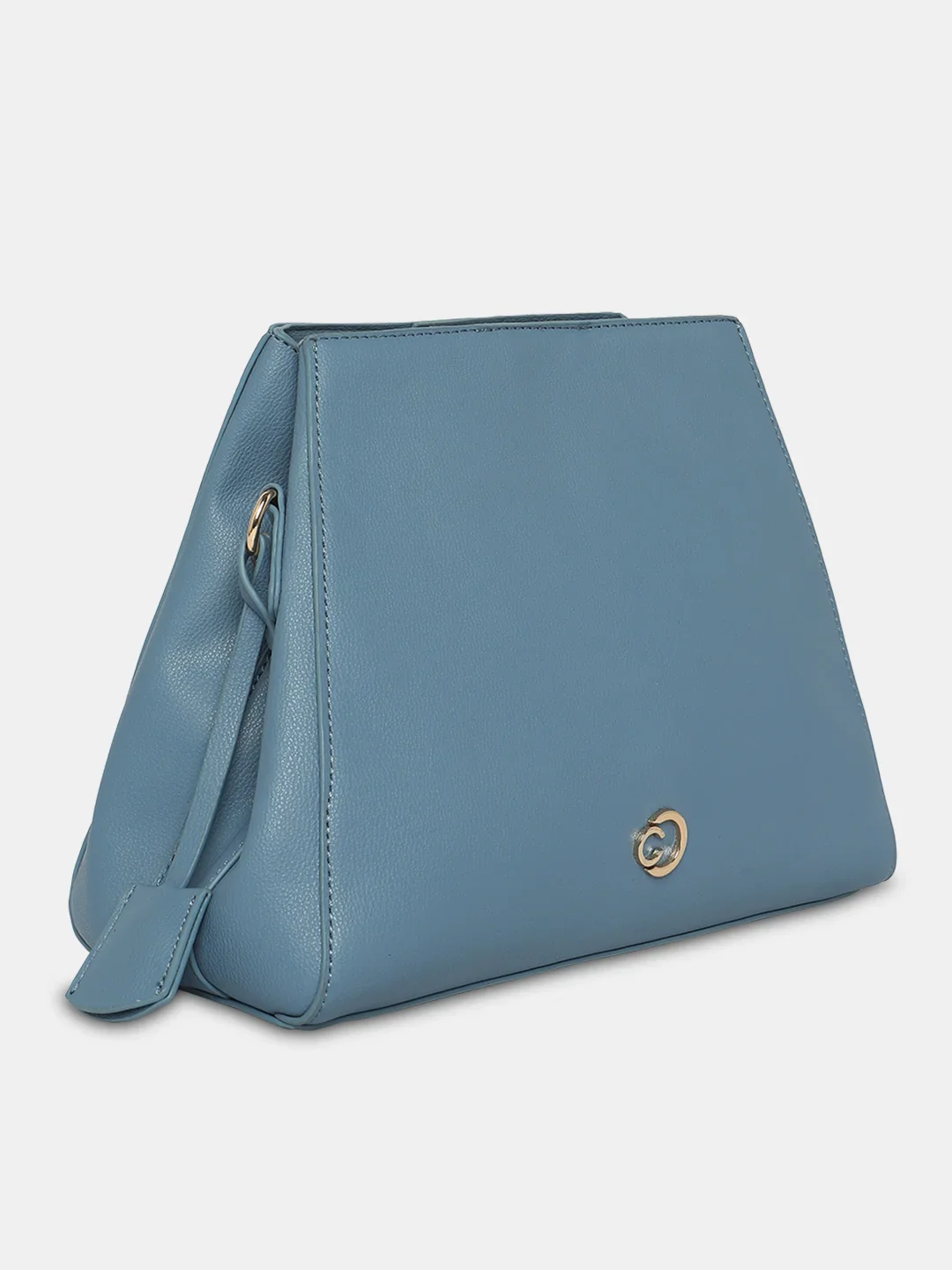 Caprese Milan Small Blue Satchel Bag - Image 4