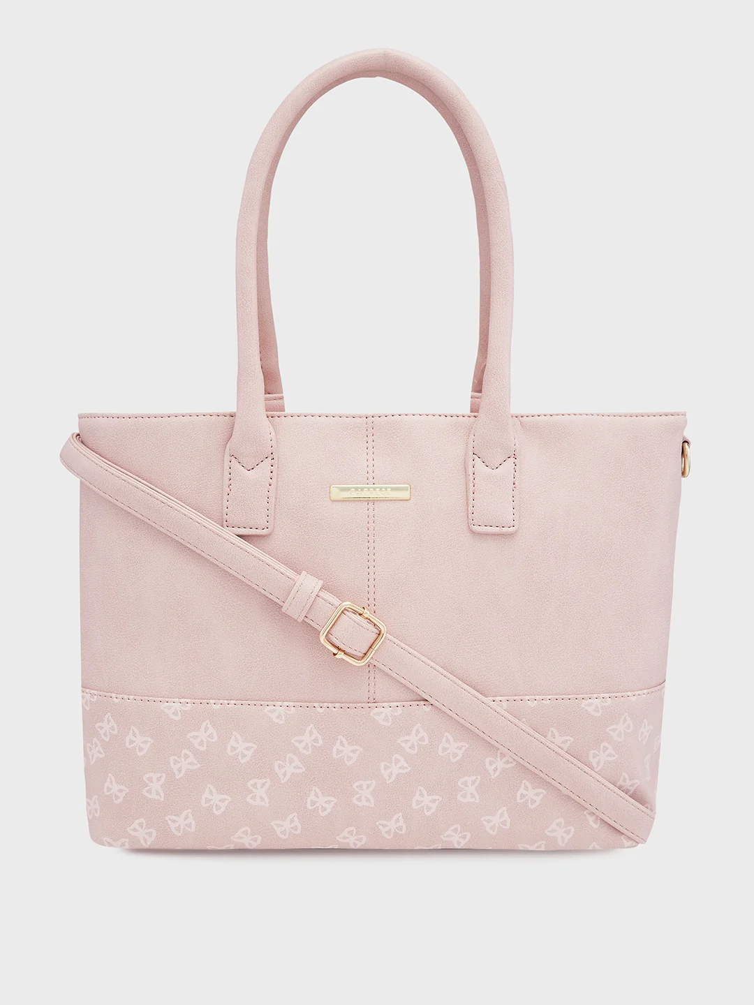 Caprese Milly Large Pink Satchel Bag