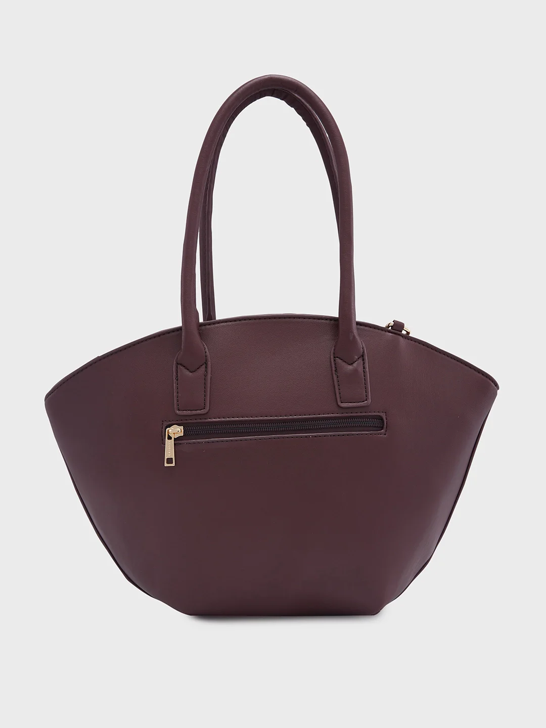 Caprese Milly Medium Choco Brown Satchel Bag - Image 3