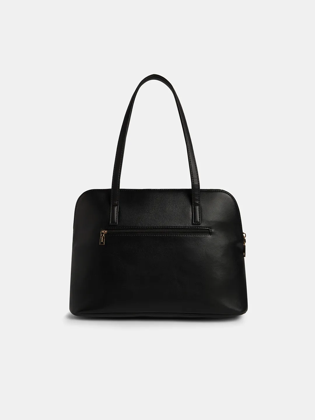 Caprese Milo Medium Black Satchel Bag - Image 3