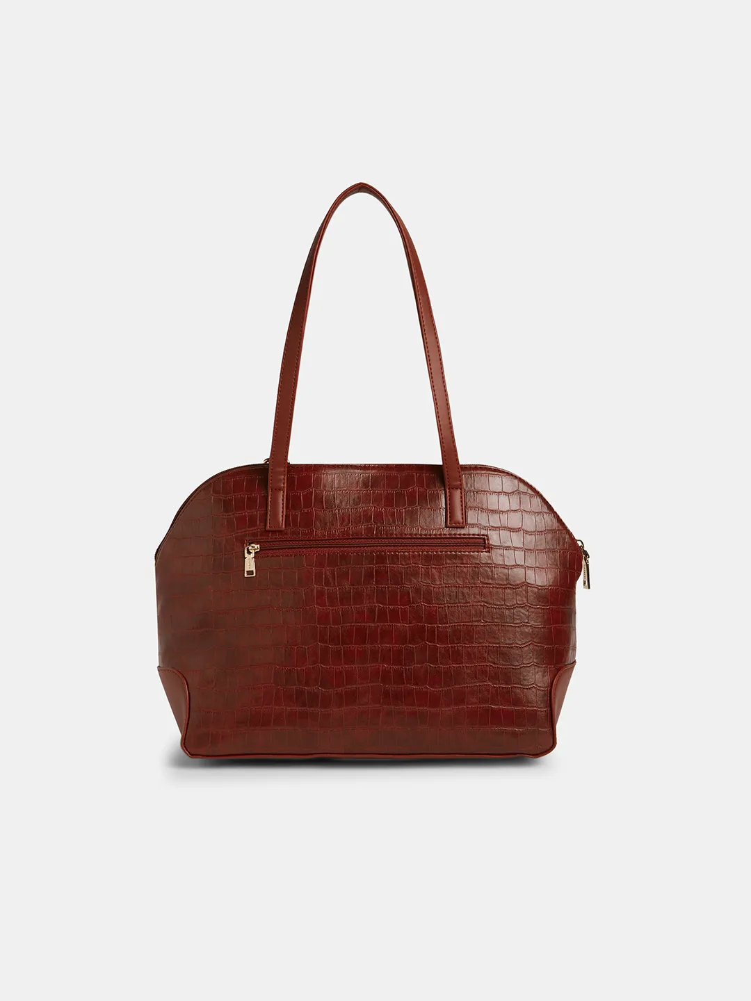 Caprese Milo Medium Cherry Red Satchel Bag - Image 5