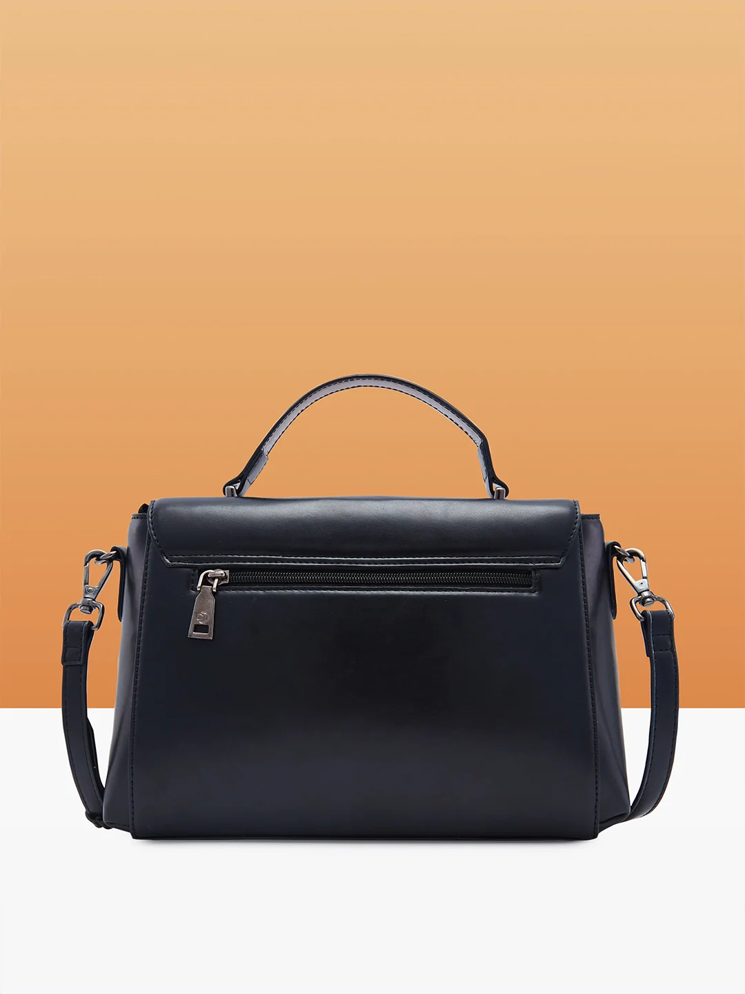 Caprese Mindy Small Black Satchel Bag - Image 3