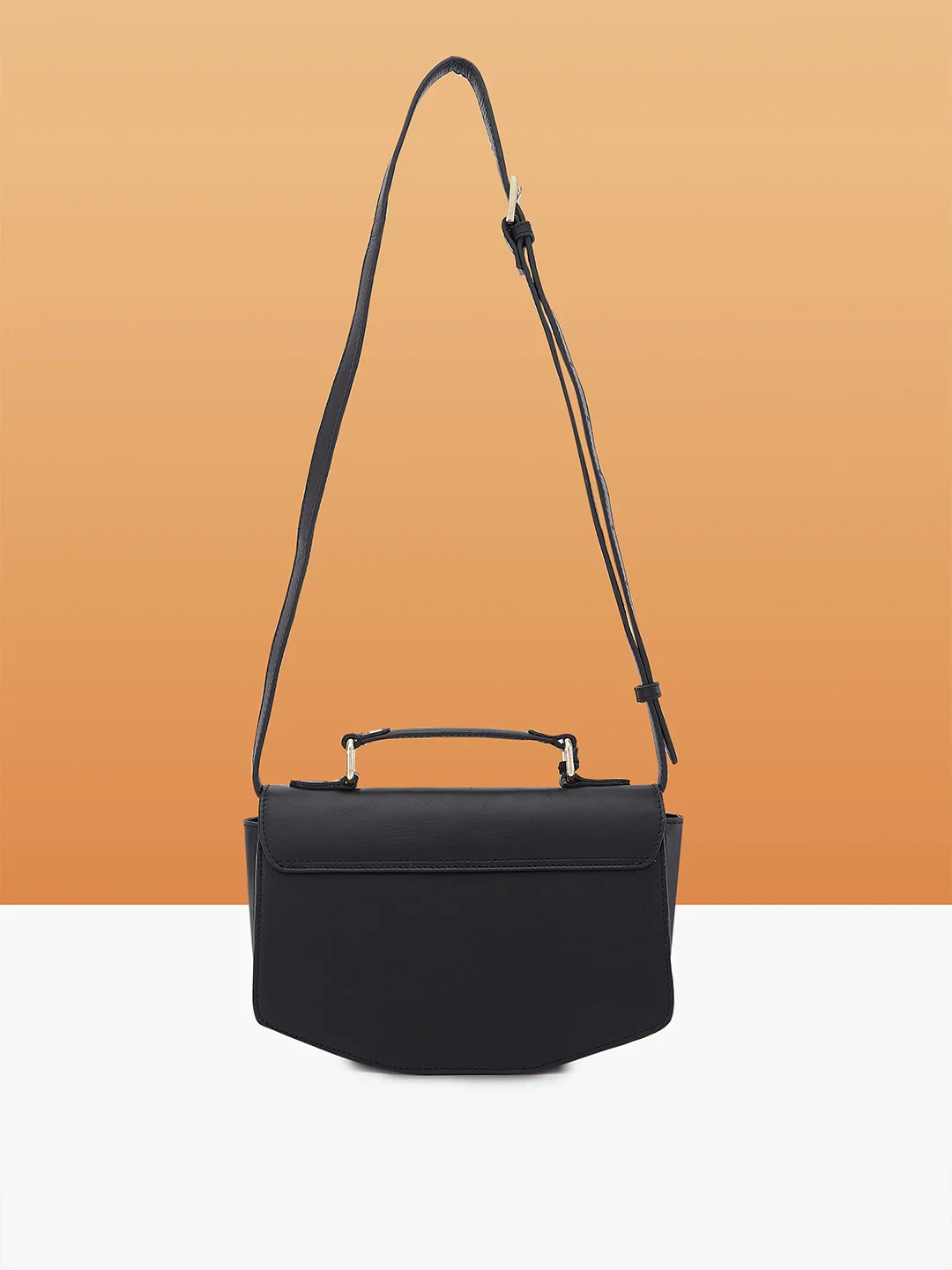 Caprese Minimal Formal Medium Black Sling Bag - Image 9