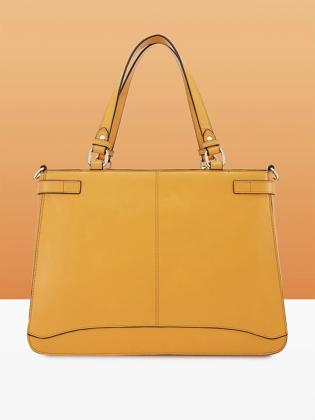 Caprese Minimal Formal Large Yellow Tote Bag - Image 6