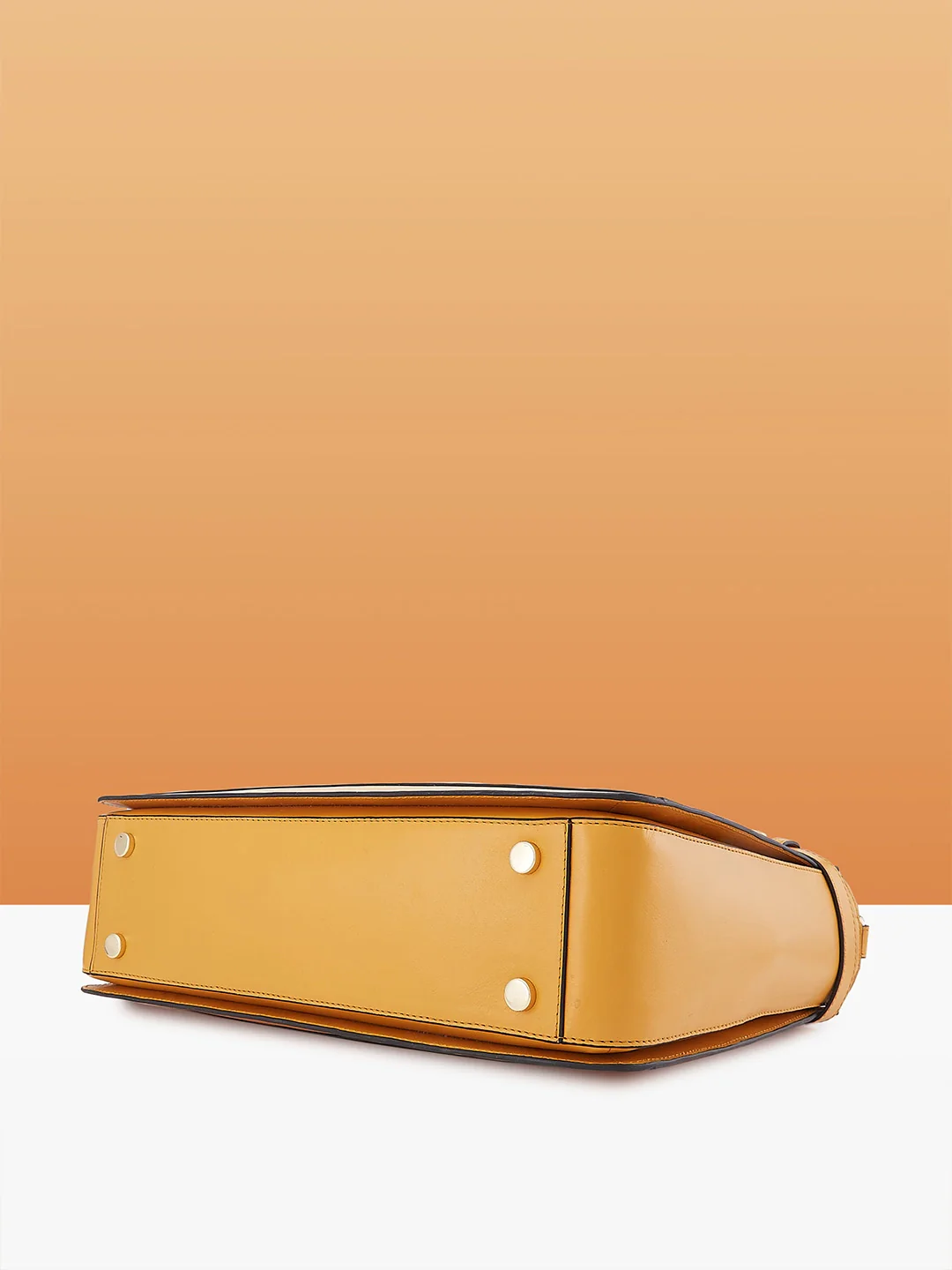 Caprese Minimal Formal Large Yellow Tote Bag - Image 8