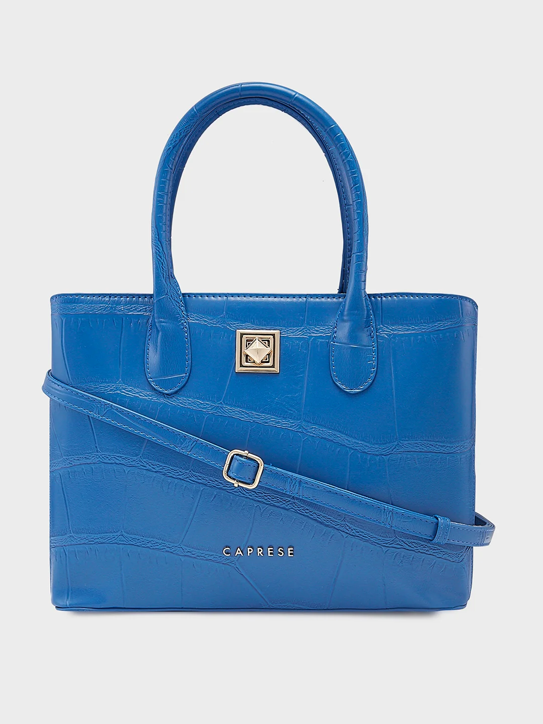 Caprese Mink Small Ultramarine Satchel Bag - Image 14