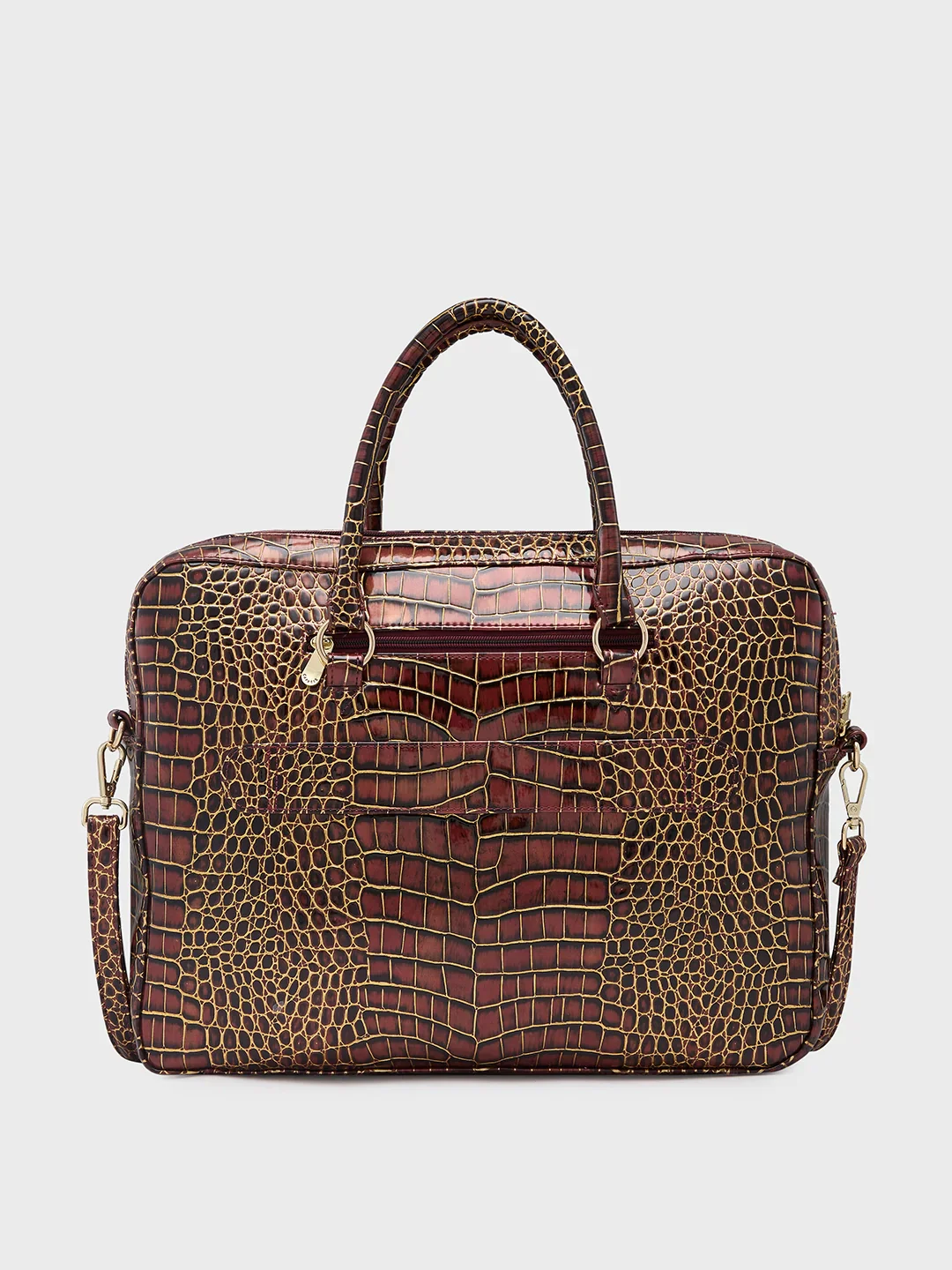 Caprese Miranda Large Burgundy Laptop Bag - Image 4