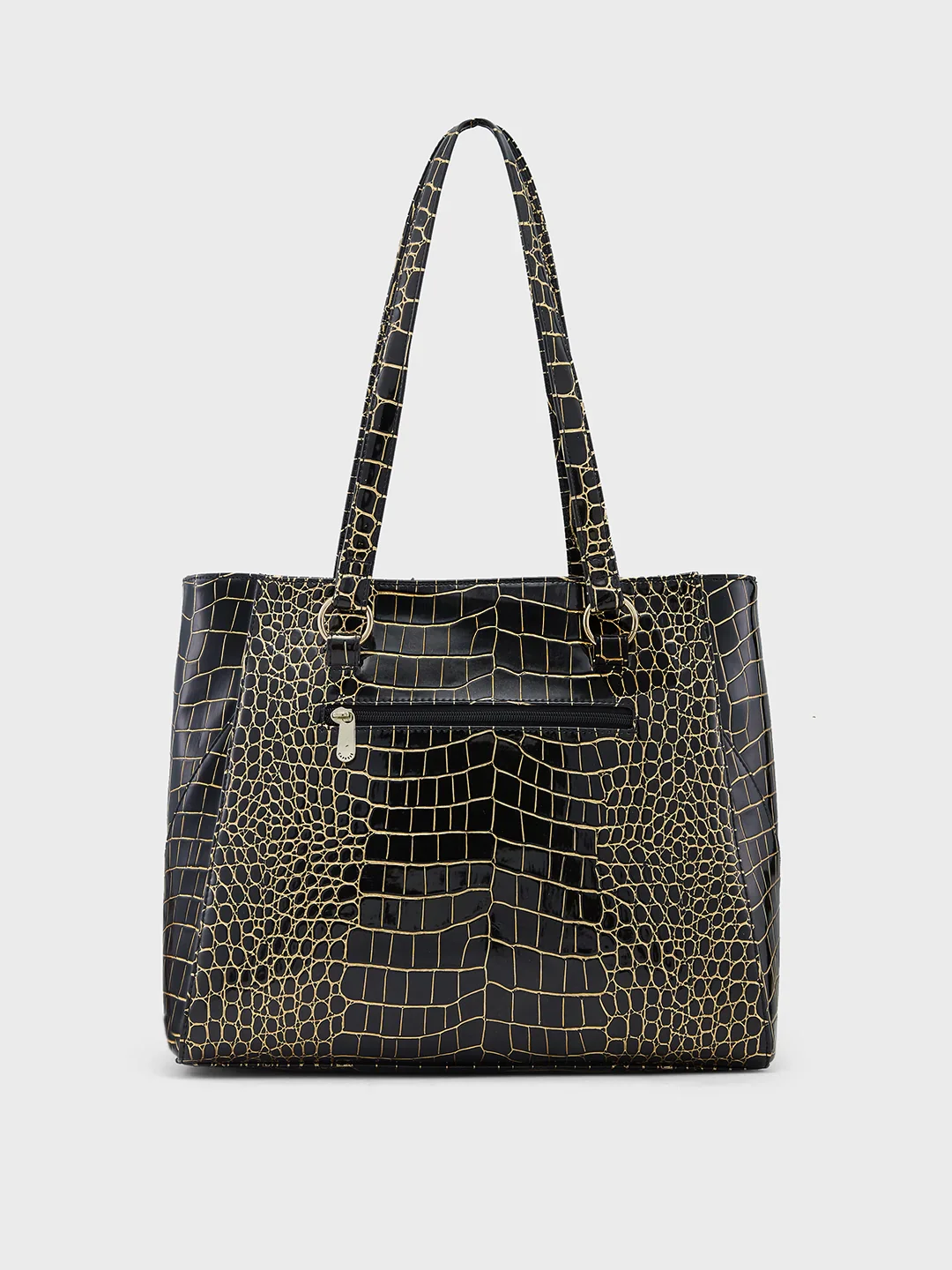 Caprese Miranda Large Black Tote Bag - Image 3