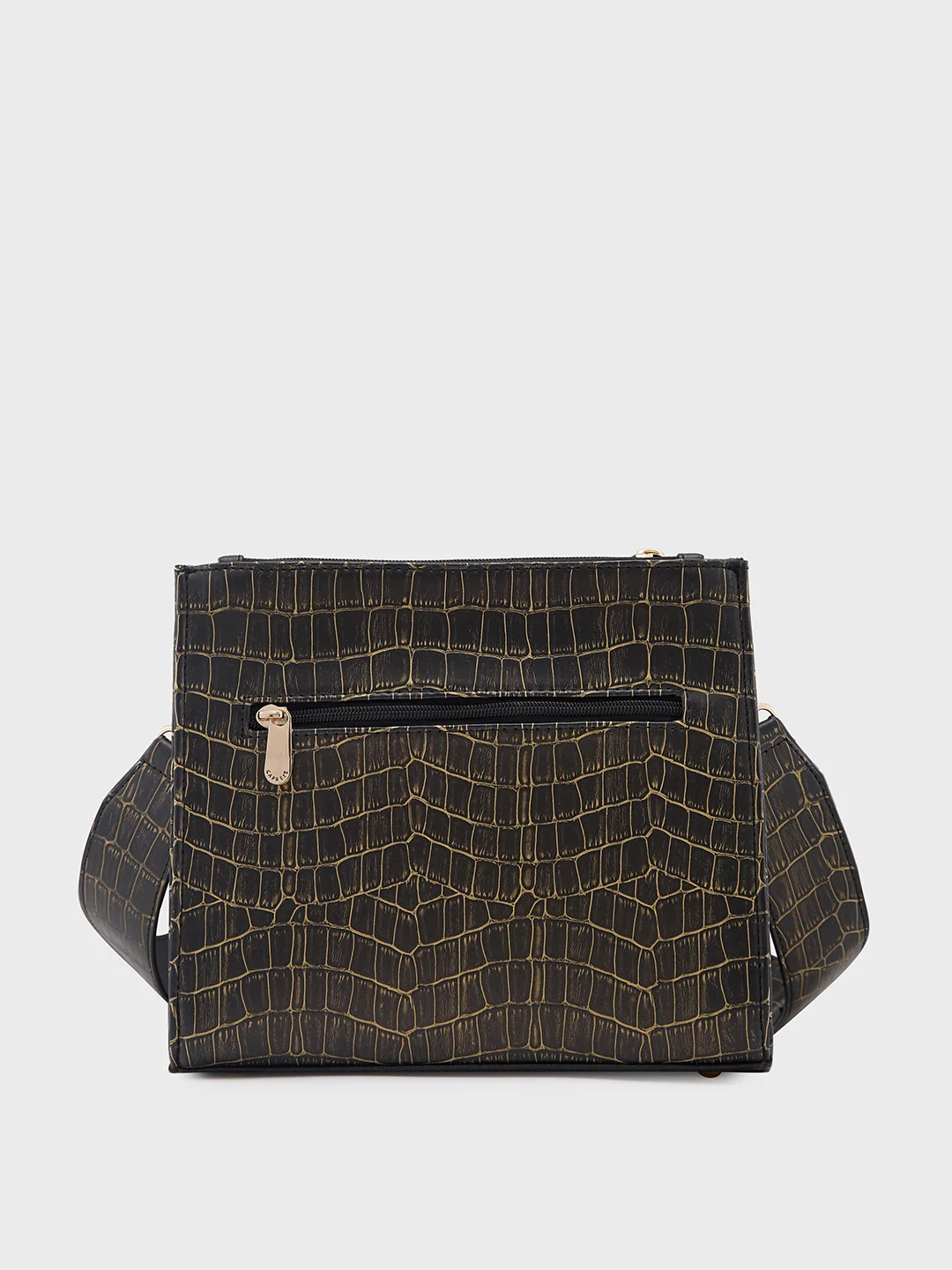 Caprese Mist Medium Black Crossbody Bag - Image 4