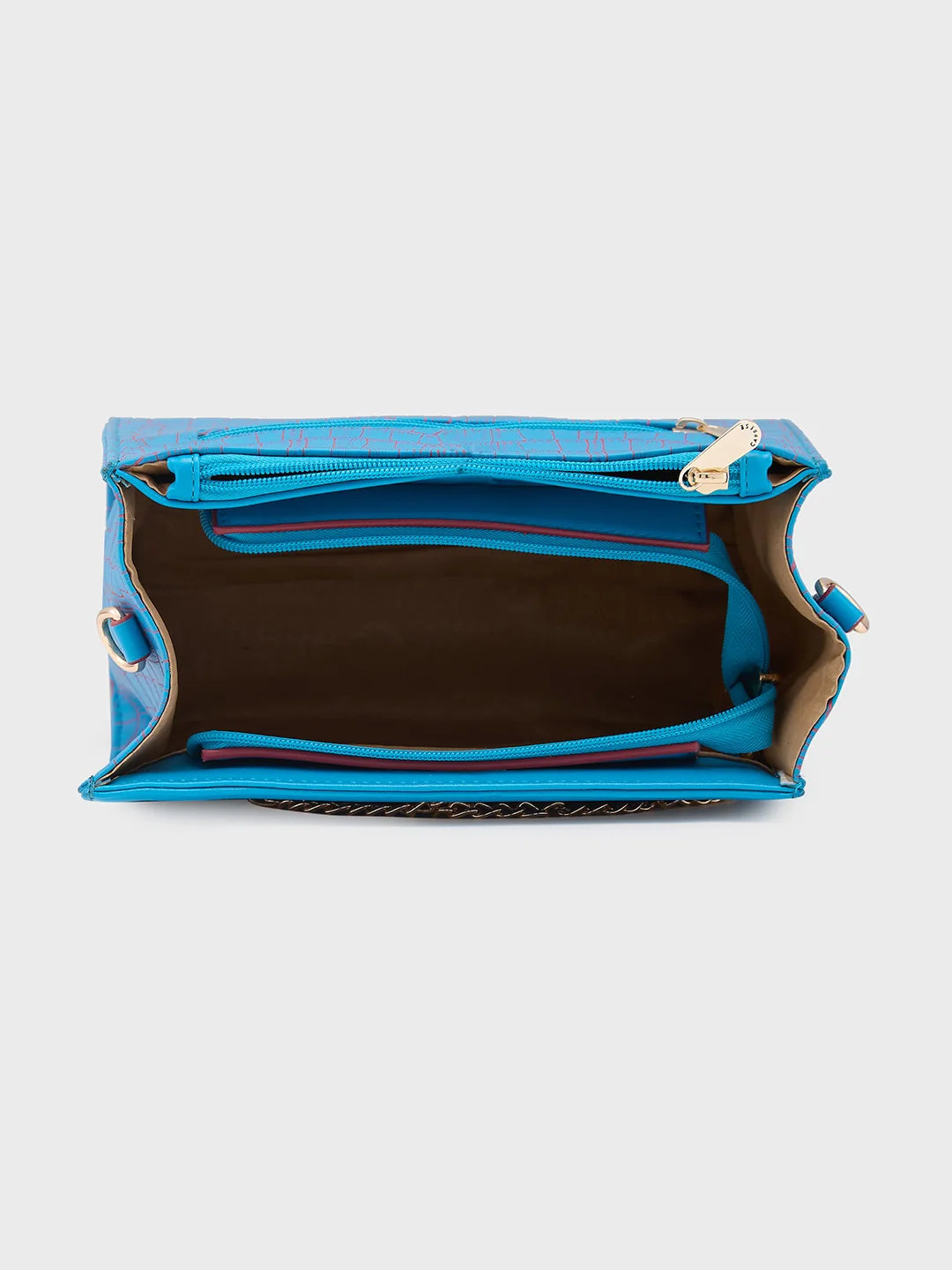Caprese Mist Medium Blue Crossbody Bag - Image 10