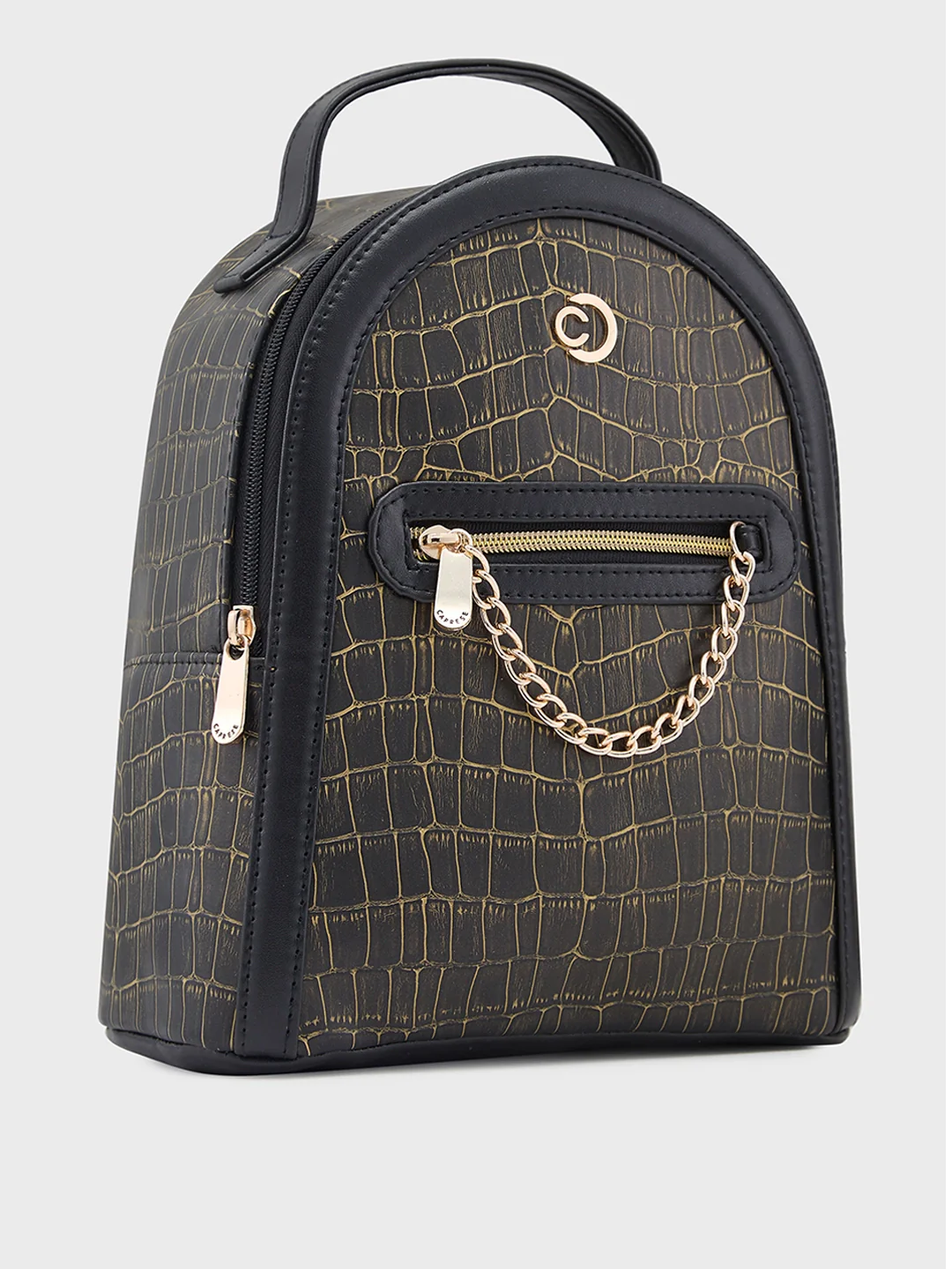 Caprese Mist Small Black Backpack - Image 5