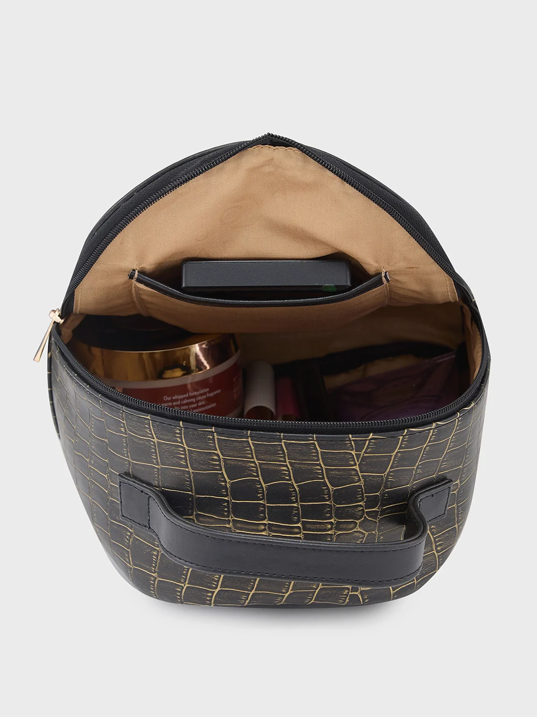 Caprese Mist Small Black Backpack - Image 9