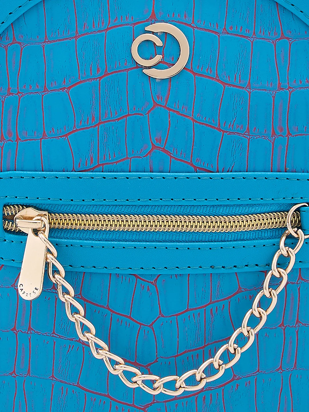 Caprese Mist Small Blue Backpack - Image 11