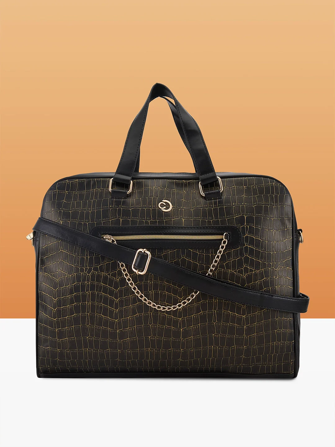 Caprese Mist Laptop Bag Large Black - Image 3