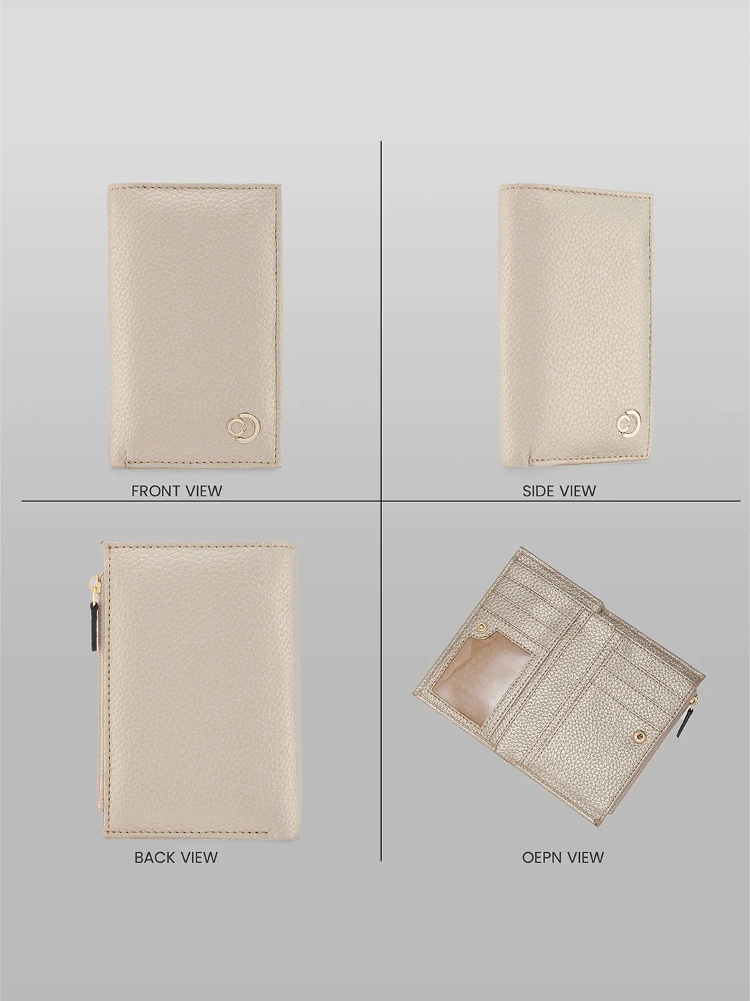 Caprese Monique Small Gold Wallet - Image 5