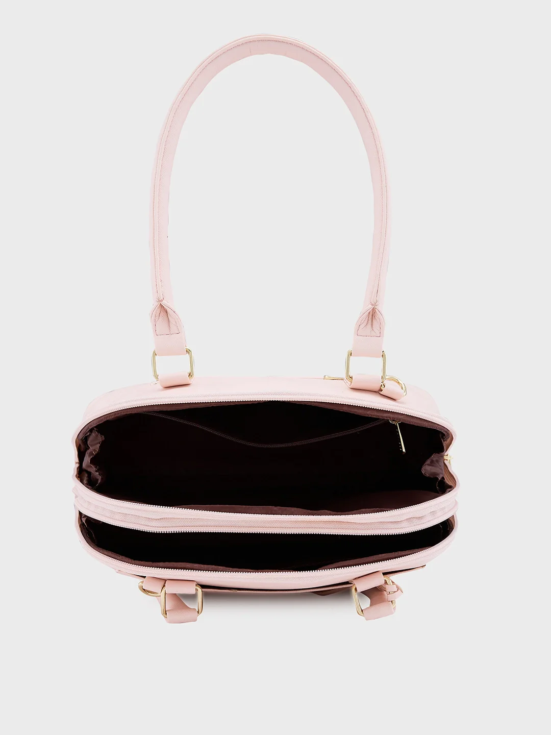 Caprese Montana Small Blush Satchel Bag - Image 10
