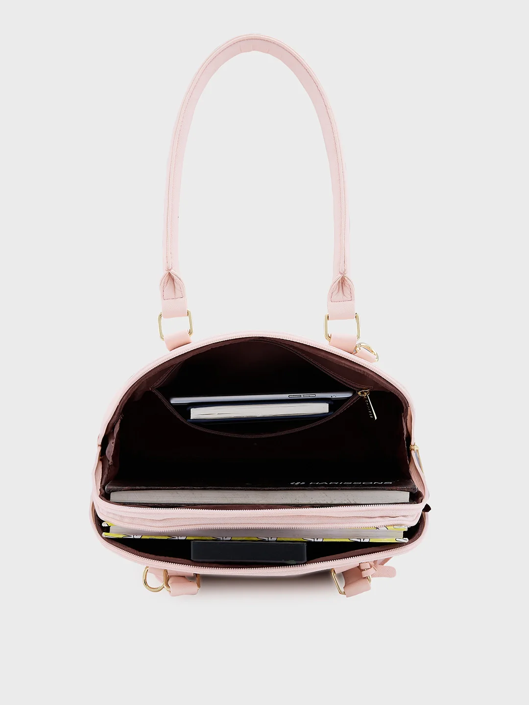 Caprese Montana Small Blush Satchel Bag - Image 9