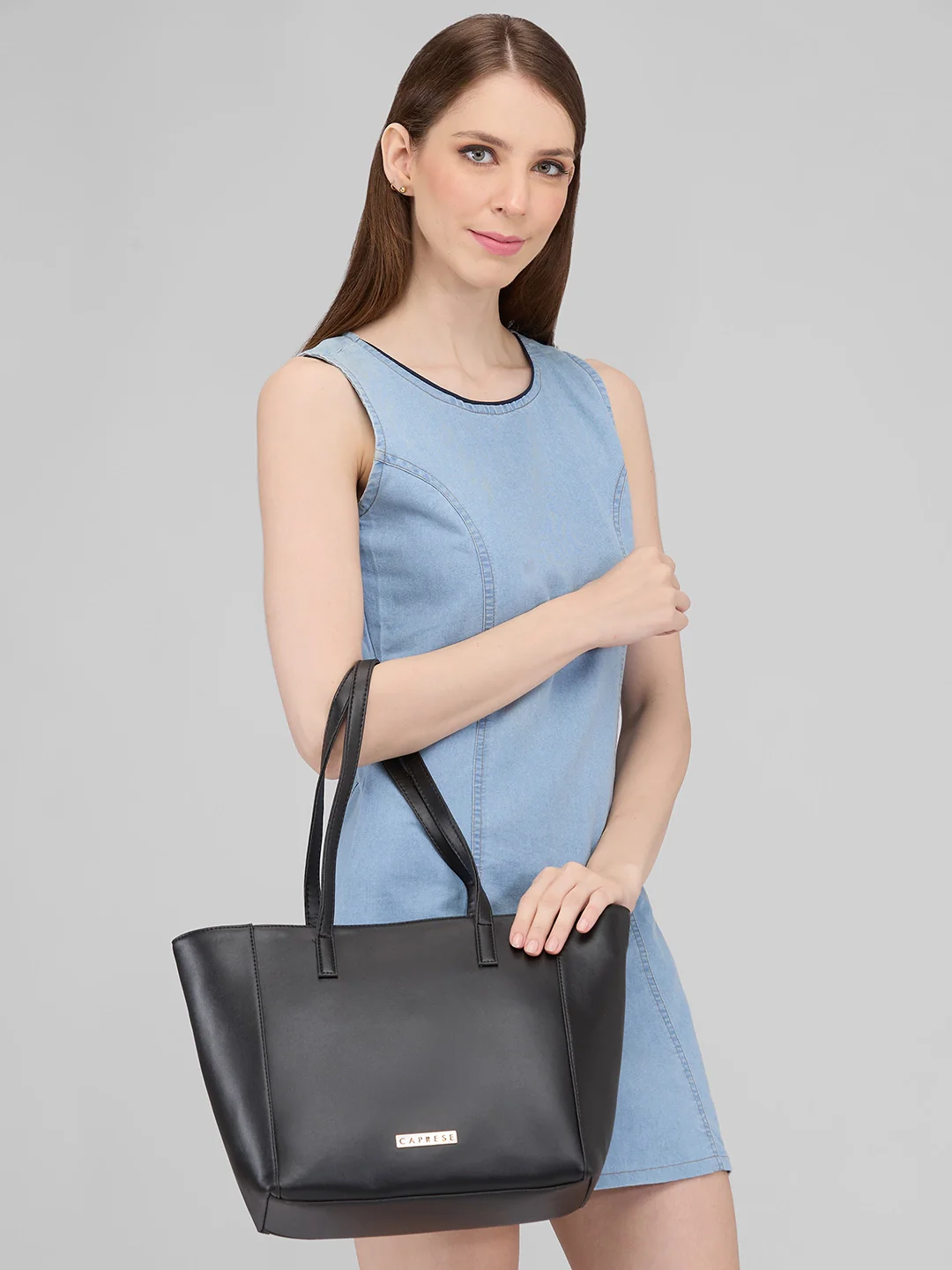 Caprese Montana Small Black Tote Bag - Image 12