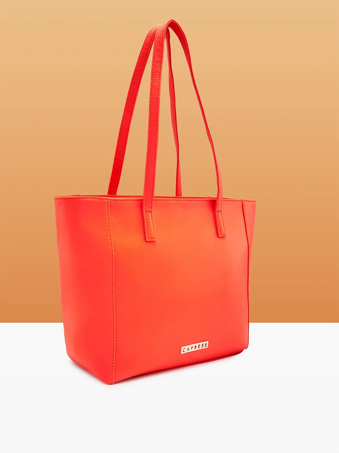 Caprese Montana Small Burnt Orange Tote Bag - Image 4
