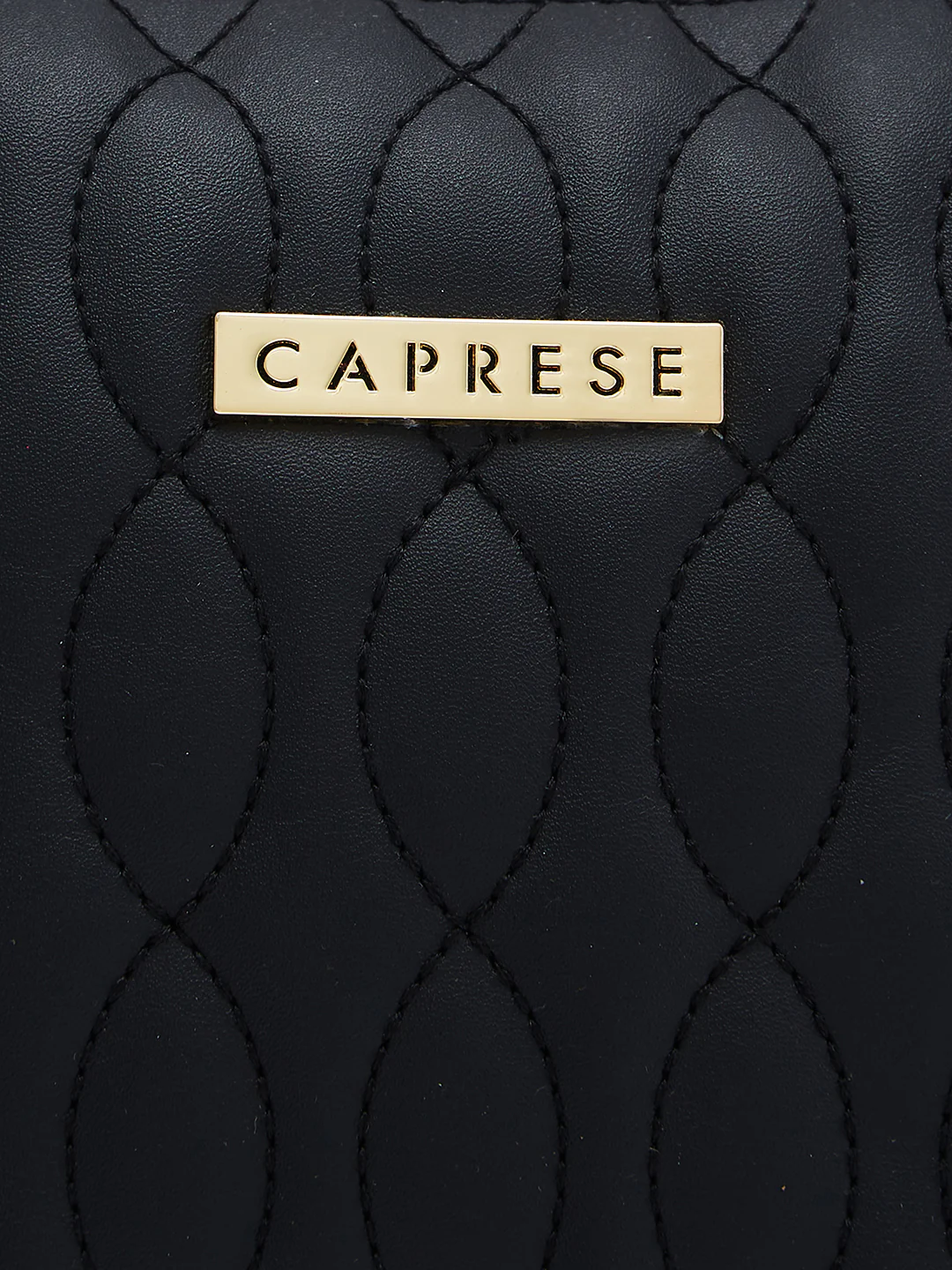 Caprese Mubi Medium Black Sling Bag - Image 11