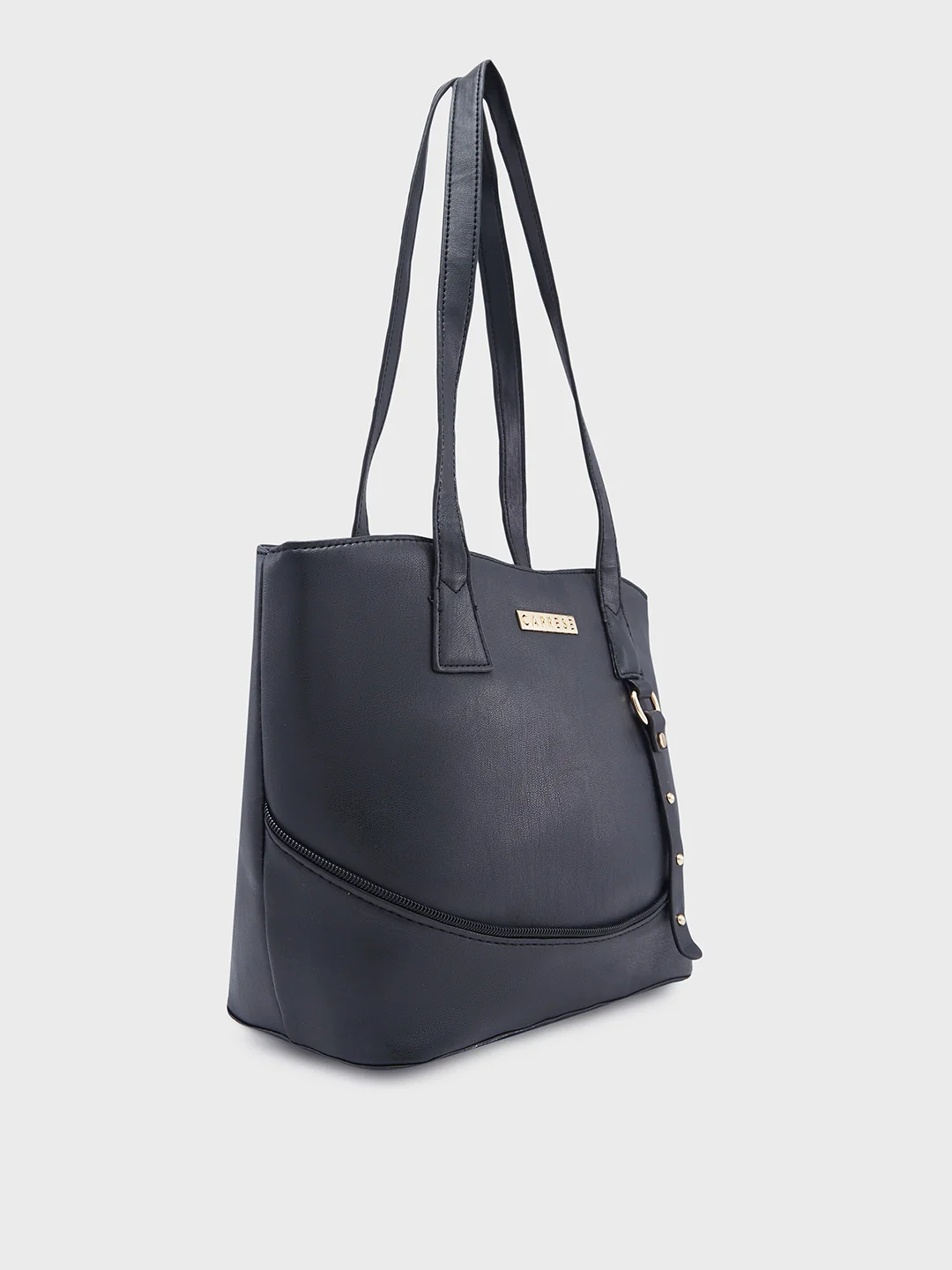 Caprese Nancy Large Black Tote Bag - Image 4