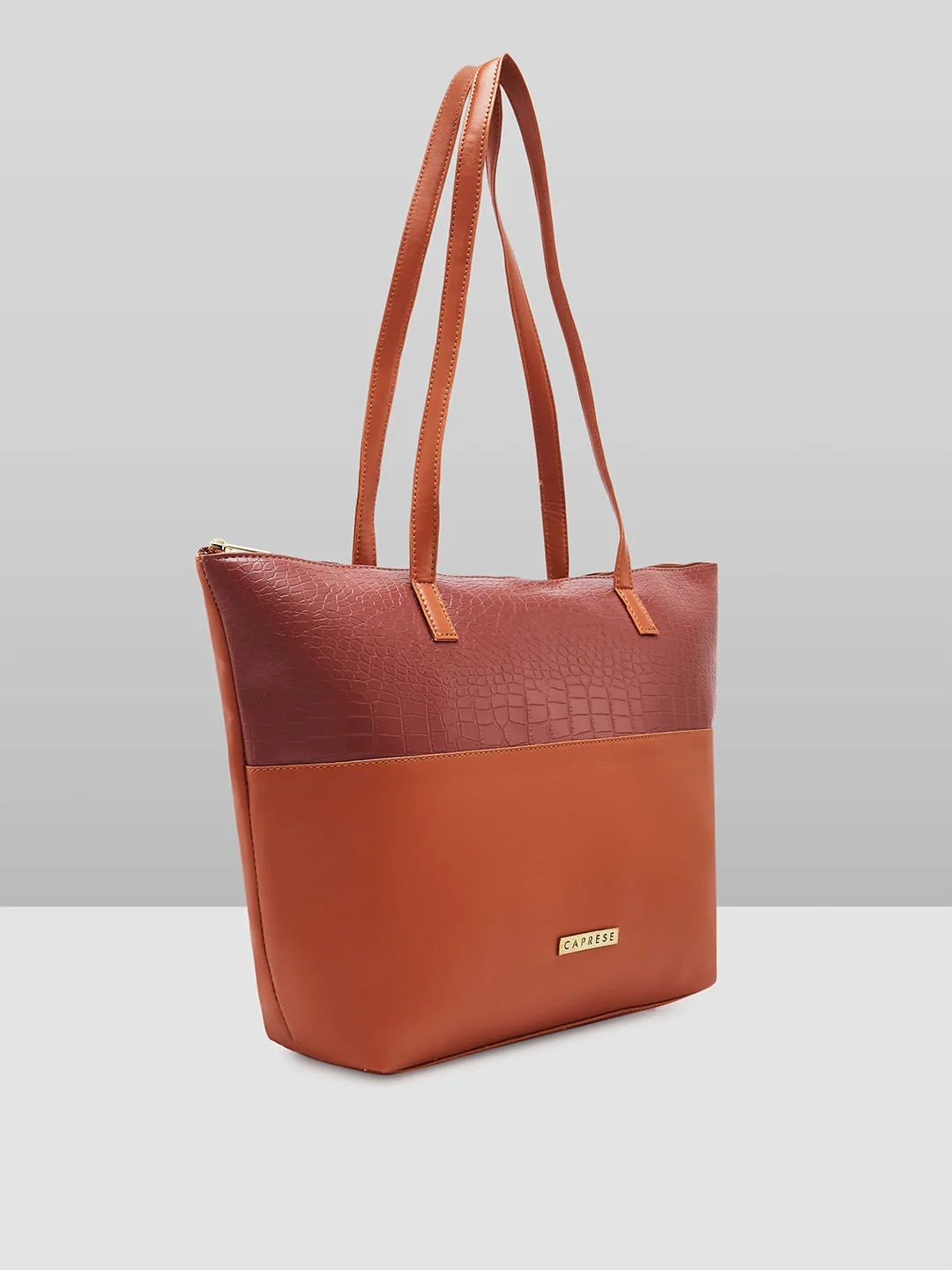 Caprese Natasha Large Brown Tote Bag - Image 6