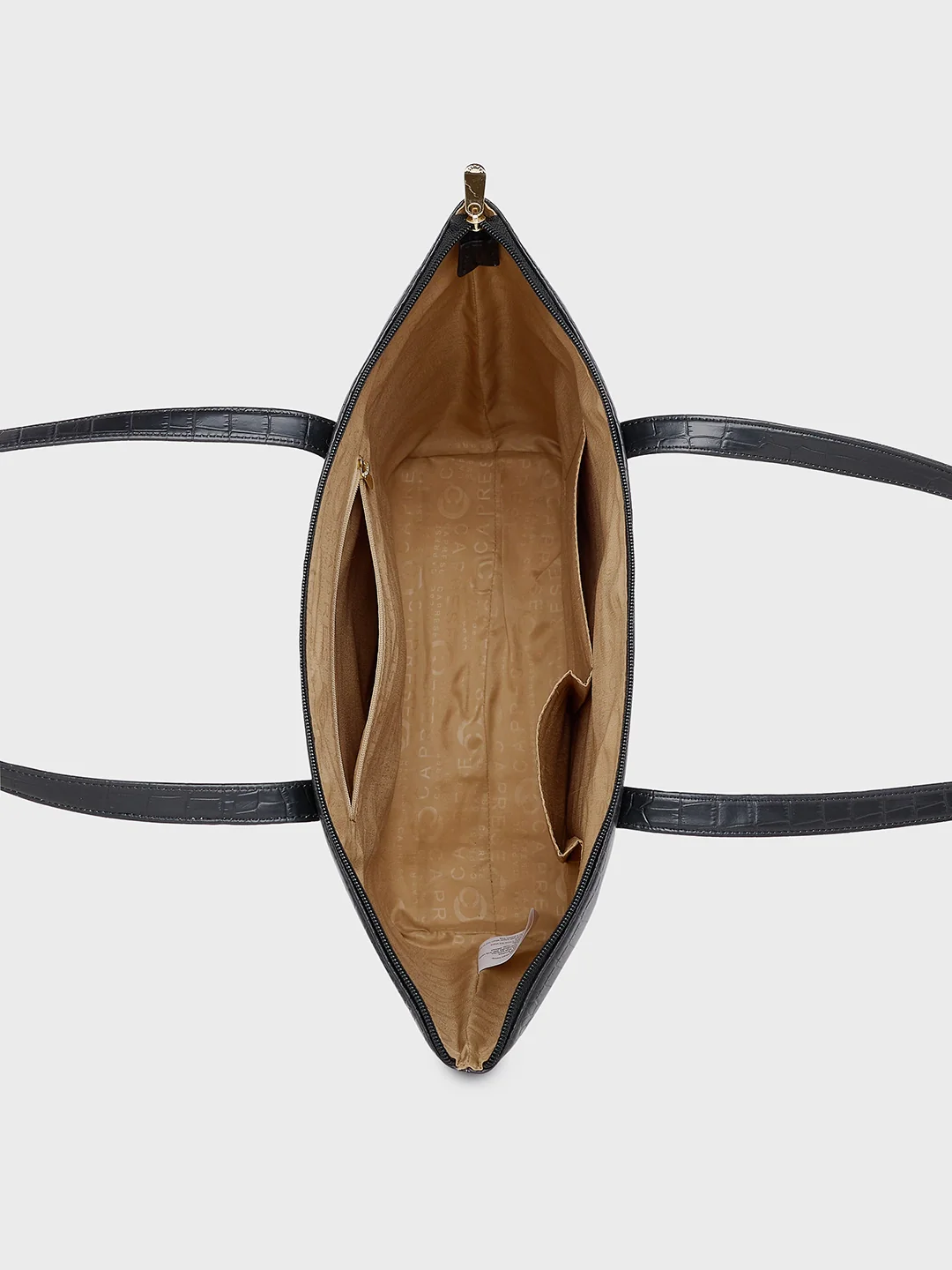 Caprese Natlie Large Black Tote Bag - Image 7