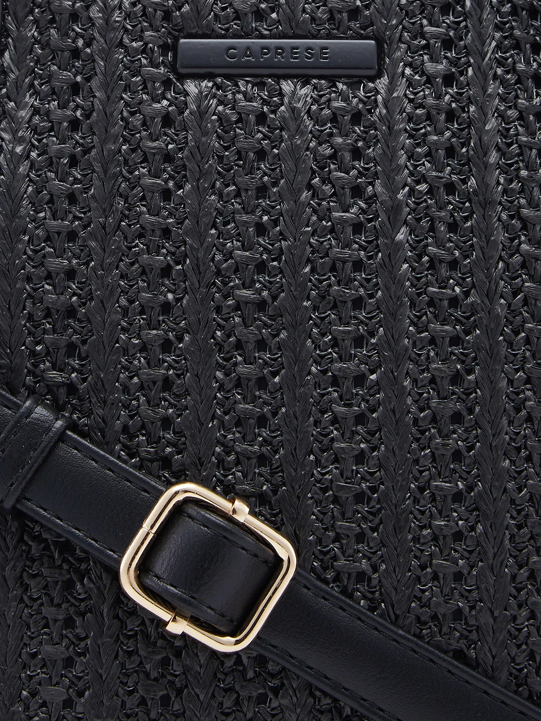 Caprese Neo Large Black Tote Bag - Image 9
