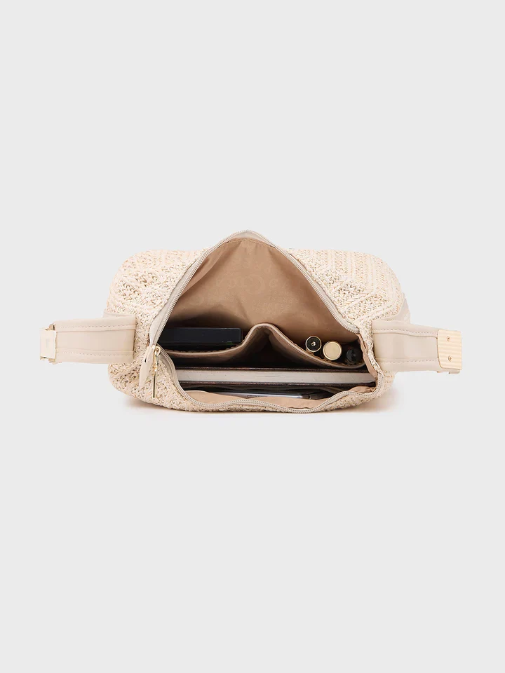Caprese Neo Medium Beige Sling Bag - Image 9