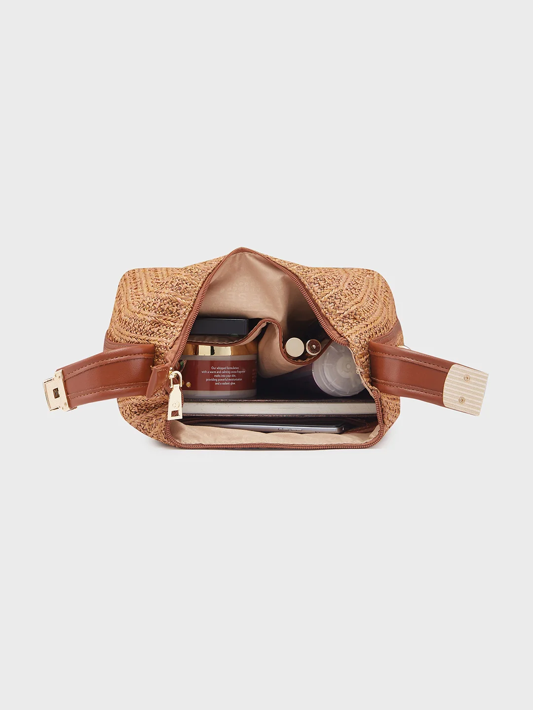 Caprese Neo Medium Tan Sling Bag - Image 8